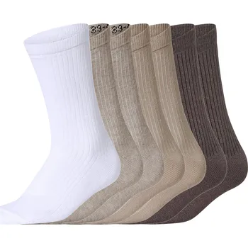 Dámské ponožky esmara® Dámské ponožky s BIO bavlnou, 7 párů (béžová/bílá/hnědá, 39-42)