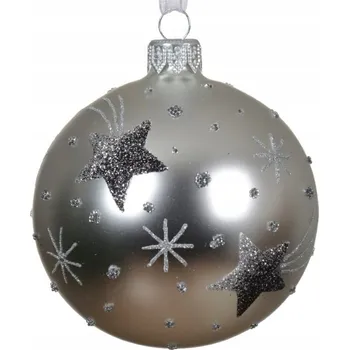Vánoční dekorace Zdobená Vánoční Koule vánoční koule 8 cm, 1 ks