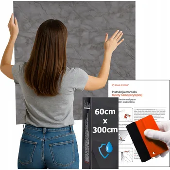 Tapeta Tapeta Samolepicí Voděodolná Do Kuchyně Na Zeď Nábytek Mramor Grafitová