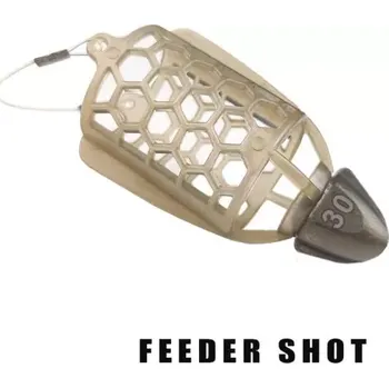 Krmítko pro ryby Krmítko Feeder Shot Kulka (D:50, P:30mm) - 60g