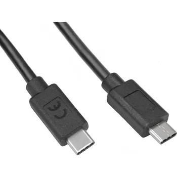Náhradní díl pro mobilní telefon USB-C kabel USB 2.0 HighSpeed 480 Mb/s 3A, konektor C - konektor C DIGITUS 1 m