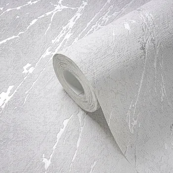 Tapeta Vinylová tapeta na vliesu AS Creation šedo-stříbrná omyvatelná 53 cm