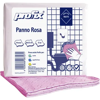 Utěrka TEMCA Úklidová utěrka Profix skládaná verze červená - 32ks