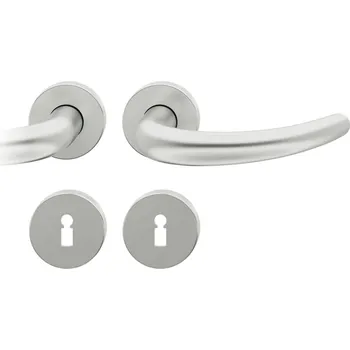 Dveřní kování Kování FSB 72 1160 objektové Eloxovaný hliník, klika / klika, Obyčejný klíč, Pravé provedení