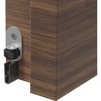 Dveřní kování Automatická padací lišta pro pivotové dveře, falc Černá