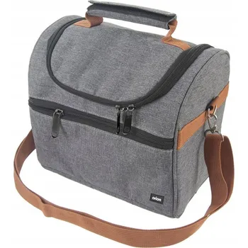 Outdoorové zavazadlo TERMO TAŠKA CHLADICÍ TERMOIZOLAČNÍ NA POTRAVINY NÁPOJE 5,5 L ŠEDÁ