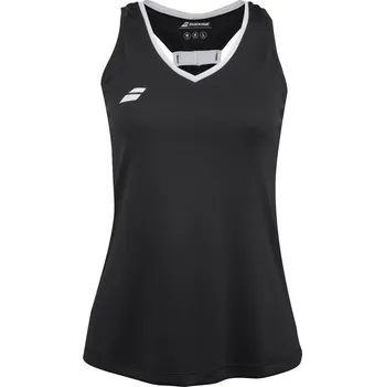 Dámský tenisový top Babolat Play Tank Top Woman - black/black Černý (XL)