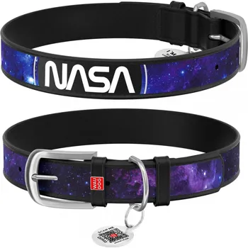 Obojek pro psa Kožený obojek pro psa klasický Waudog, velikost 27-36 cm, šířka: 15 mm