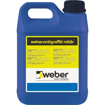Penetrace WEBER Antigraffiti nátěr - po expiraci - 5 Lit MAT - PO EXPIRACI