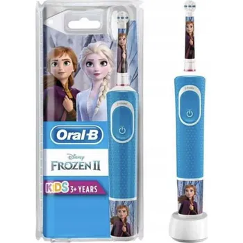 Elektrický zubní kartáček Elektrický zubní kartáček Oral-B Frozen 2 modrý