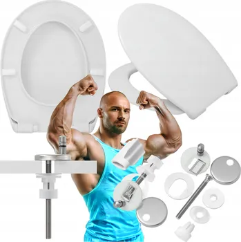 WC sedátko Sedátko na WC Hamberger Koło Rekord, bílé, polypropylen