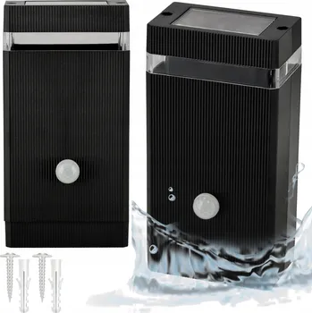 Venkovní osvětlení Venkovní LED fasádní svítidlo se senzorem pohybu a soumraku 1x GU10 PIR