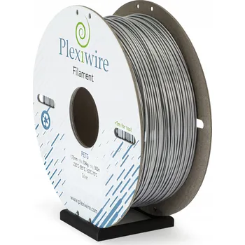 Filament PETG Filament pro 3D tisk Plexiwire 1,75mm Stříbrný 900g