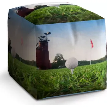 Taburet Sablio Taburet Cube Golf: 40x40x40 cm