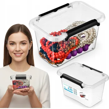 Úložný box MOXOM Krabička Organizér s víkem - 0,65 L