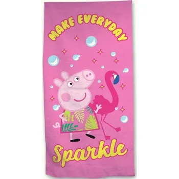 RYCHLESCHNOUCÍ RUČNÍK VELKÝ 70x140 prasátko Pepa NA PLÁŽ NEBO K BAZÉNU