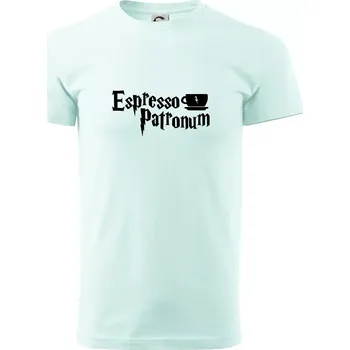 Pánské tričko Harry - Espresso Patronum - Klasické pánské triko vyšší gramáže - XS ( Frost )