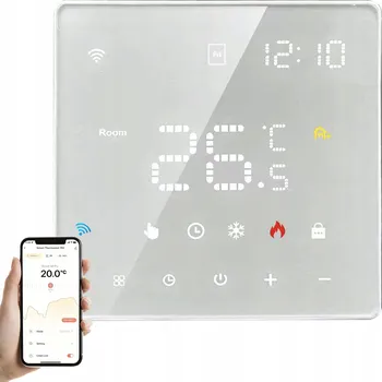 Termostat WiFi Termostat TUYA POKOJOVÝ s Dotykovým LED Displejem 16A