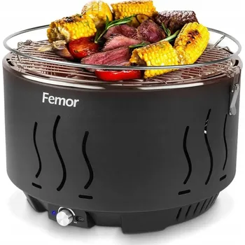 Zahradní gril Gril na dřevěné uhlí 32 x 32 cm