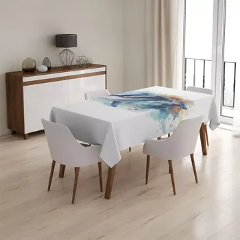 ubrus Sablio Ubrus Akvarelová velryba - 90x90 cm