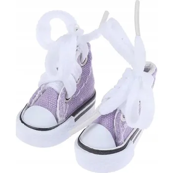 Doplněk pro panenku BOTY PRO PANENKU BARBIE MINIATURNÍ TENISKY ŠNĚROVACÍ