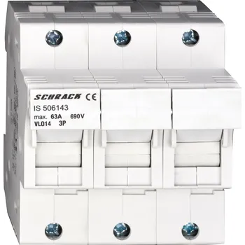 Jistič SCHRACK POJISTKOVÝ ODPOJOVAČ 3p 63A 14x51