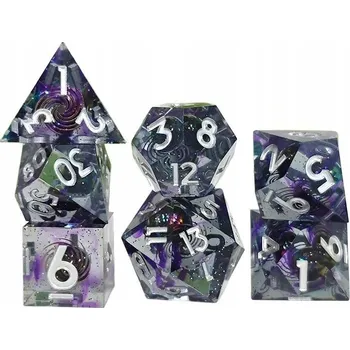 Příslušenství k deskovým hrám KOSMOS SADA 7 EPOXIDOVÝCH KOSTEK RPG kostek