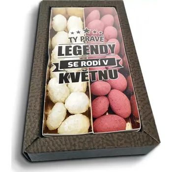 Čokoláda Sablio Mandle v čokoládě Ty pravé legendy se rodí v květnu - 2x 80g