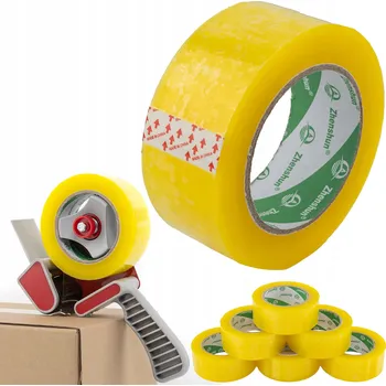 Lepicí páska Balicí páska totalstore transparentní, šířka 45 mm, délka 100 m, 1 ks
