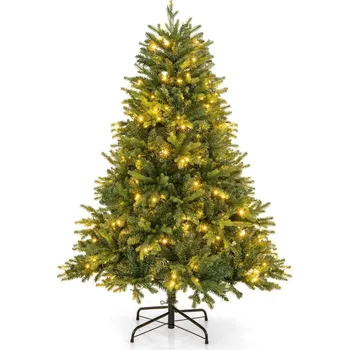 Vánoční stromek Umělý vánoční stromeček Costway 161 - 180 cm