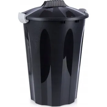 Odpadkový koš Odpadkový koš plastový černý 40 l