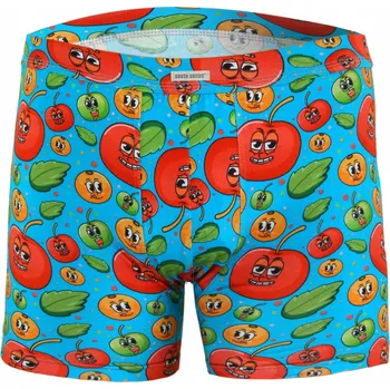 Pánské oblečení PÁNSKÉ BOXERKY slipy bavlněné pohodlné FUNNY 09 Fruits Sesto Senso *XXL