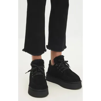 Dámská zimní obuv Semišové sněhule Answear.LAB černá barva AW24.2.cd 99X, EUR 39