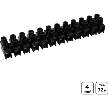 Lámací svorkovnice 4 mm2 černá SEZ 6336-35 (SEZ 6336-35)