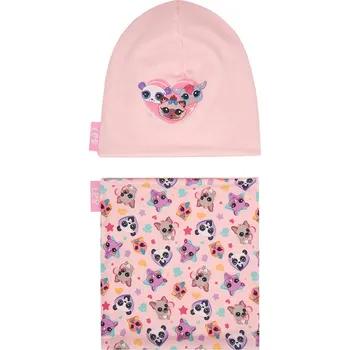 Čepice Set čepice a tunelová šála LITTLEST PET SHOP