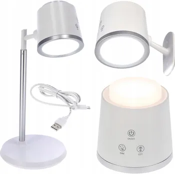 Lampička LED STOLNÍ LAMPA ŠKOLNÍ NA PSACÍ STŮL NASTAVITELNÁ VÝŠKA PRO PRÁCI A UČENÍ