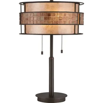 Lampička Stolní lampa Quoizel LAGUNA béžová 60 W