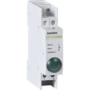 Stykač Noark 102441 Ex9PD1g 24V AC/DC Světelné návěstí, 24V AC/DC, 1 zelená LED (Ex9PD1g 24V AC/DC)