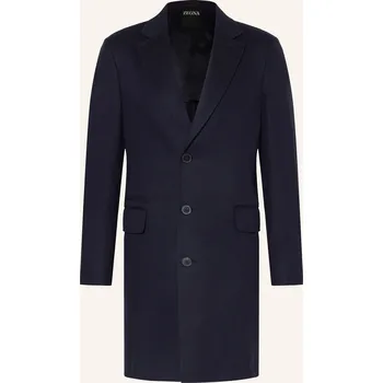 Pánský kabát Zegna Pánský Vlněný Kabát, tmavě modrá, 48