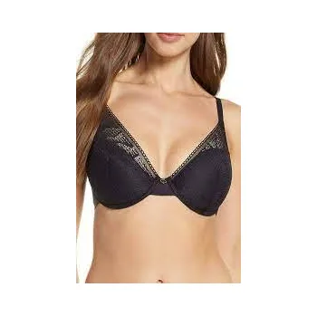 Podprsenka Chantelle podprsenka s kosticemi, vyztužená, černá, velikost 70D