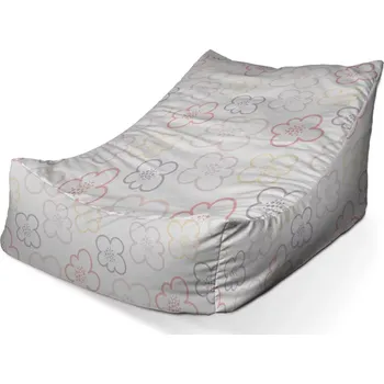 Sedací pytel Sablio Sedací vak Lounge Dětské kvítí - 80 x 95 x 50 cm