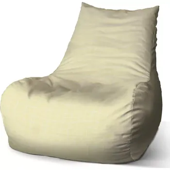 Sedací pytel Sablio Sedací vak Bean Žluté pletivo - 100 x 90 x 45 cm