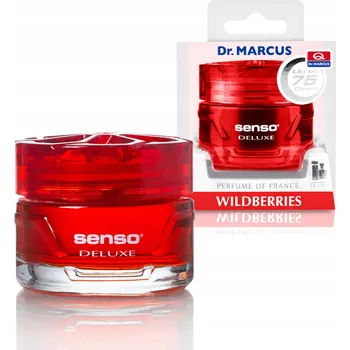 Vůně do auta VŮNĚ DO AUTA OSVĚŽOVAČ AROMATICKÝ GEL WILDBERRIES DELUXE VE SKLENICI DR.MARCUS