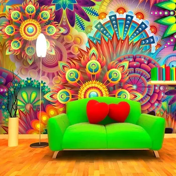 Tapeta Sablio Tapeta Barevné obrazce - 125x75 cm