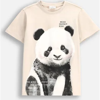 Dětské béžové tričko UNISEX s krátkým rukávem 098 Coccodrillo WC5