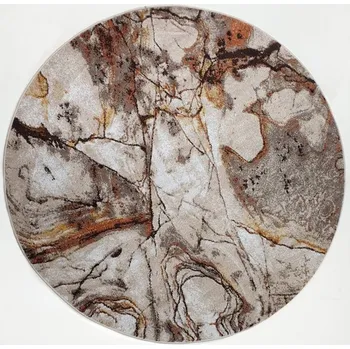 Koberec Kusový koberec ACHAT 013-34 Beige kruh Rozměr kruh 160 cm