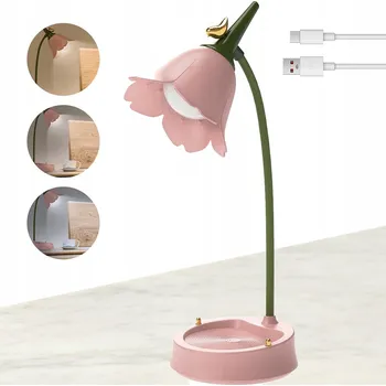 Lampička LED Stolní Lampa pro Děti s Dotykovým Ovládáním a Flexibilním Ramenem