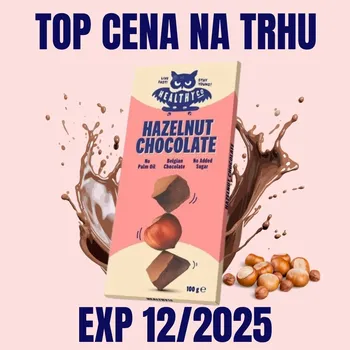Čokoláda HealthyCo Oříšková čokoláda 100 g EXP 12/2025