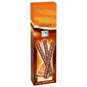 Maitre Truffout Čokoládové tyčinky s pomerančem 75 g