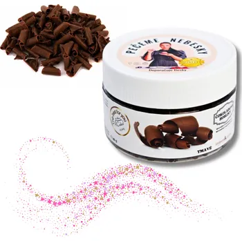 CZ distribuce Čokoládové hobliny tmavé (80 g) Cukrářská ▹